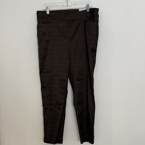 NWT Chico's Brown Checkered Women's Pants